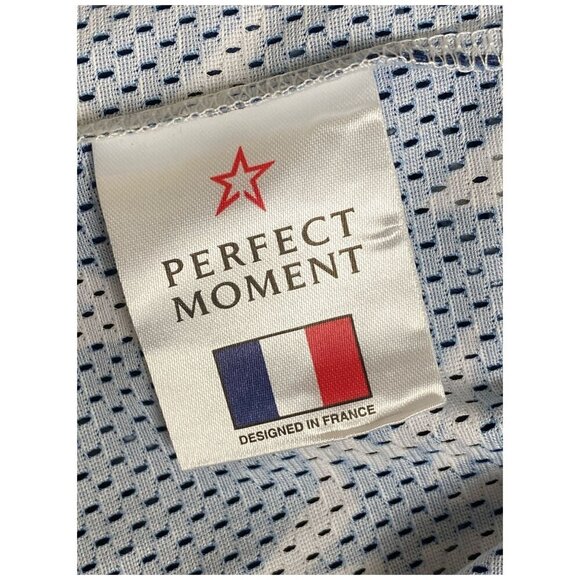 NEW Perfect Moment Star Mesh Zip-Up Ski Jacket in Blue Luxury Activewear XS NWT - Picture 6 of 11